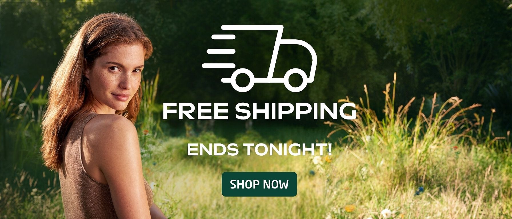 Free shipping ENDS TONIGHT!