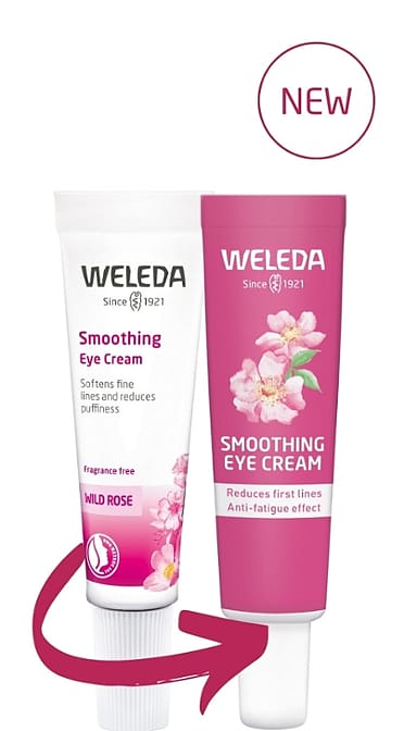 Smoothing Eye Cream Wild Rose & White Tea new tube.