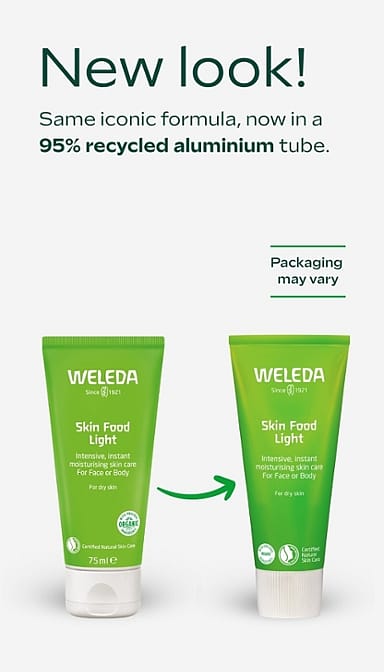 skin food light 75ml now in aluminium tube