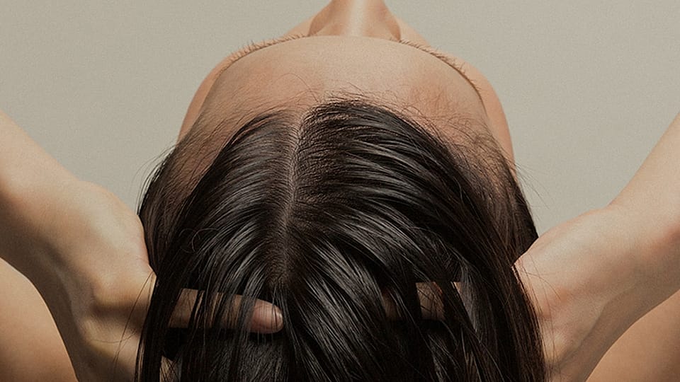 woman with long hair